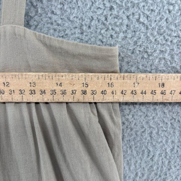 Jenni Kayne Tiered Cotton Linen Sundress in Willow Beige Neutral Size Small - Picture 6 of 11